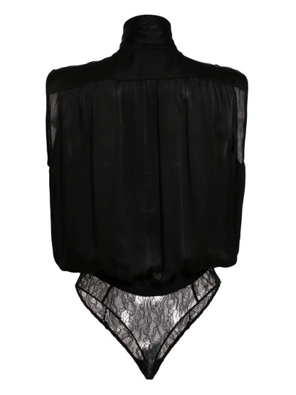 Crossover Silk Bodysuit