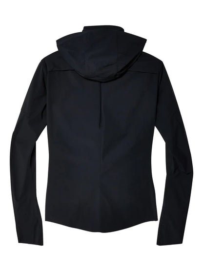 Zip-Detail Hooded Shirt