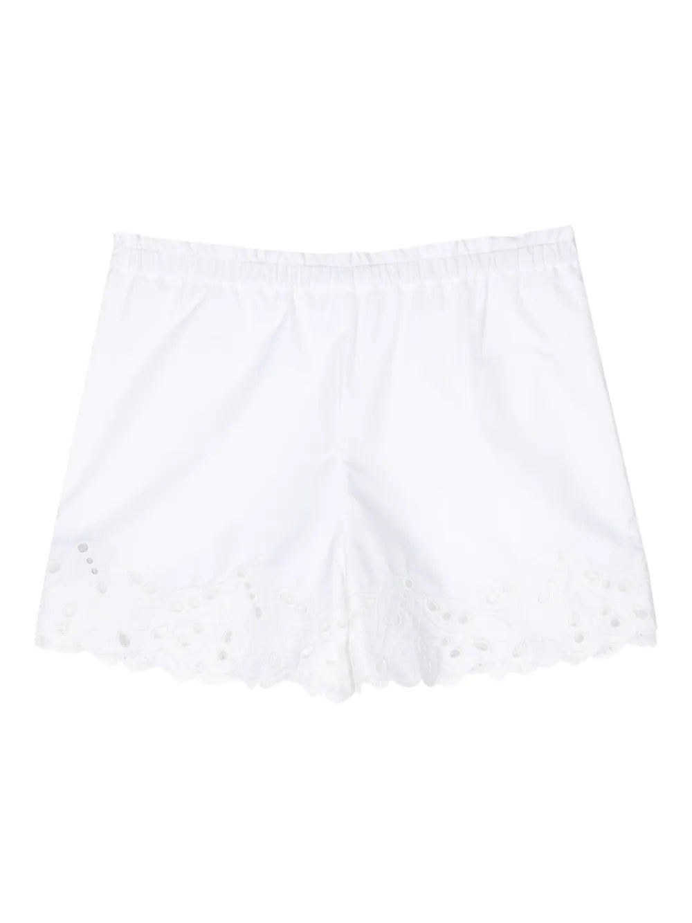 Embroidered Cotton Shorts