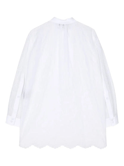 Embroidered Cotton Minidress