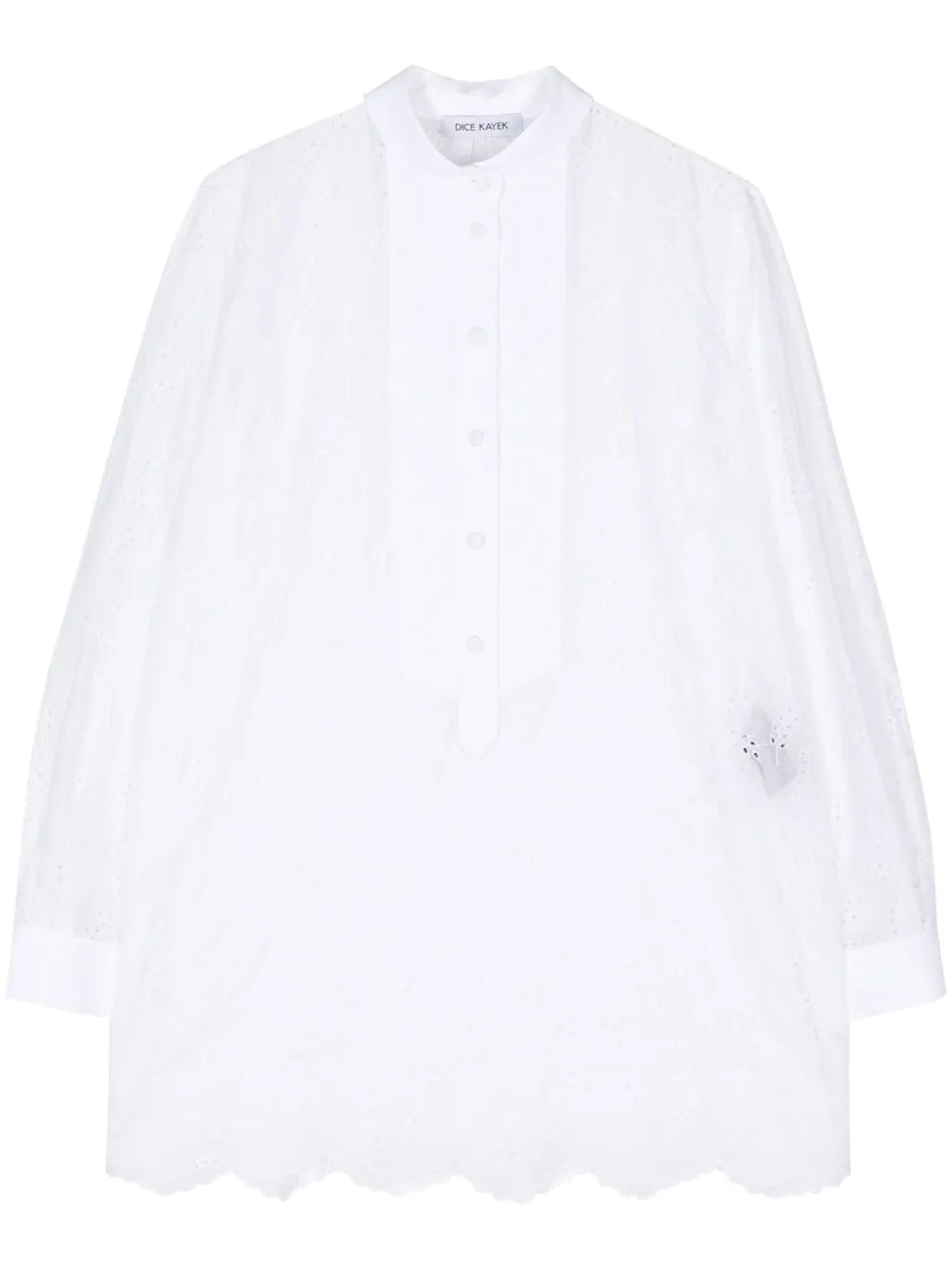 Embroidered Cotton Minidress