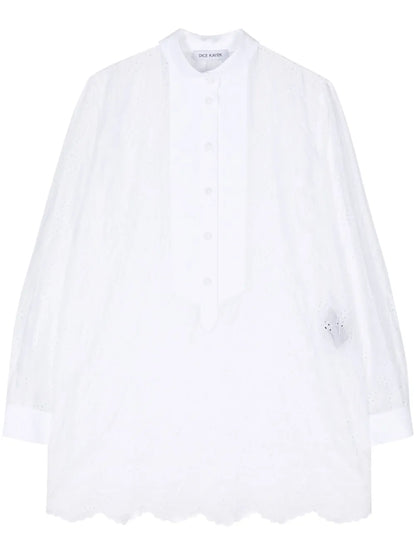 Embroidered Cotton Minidress