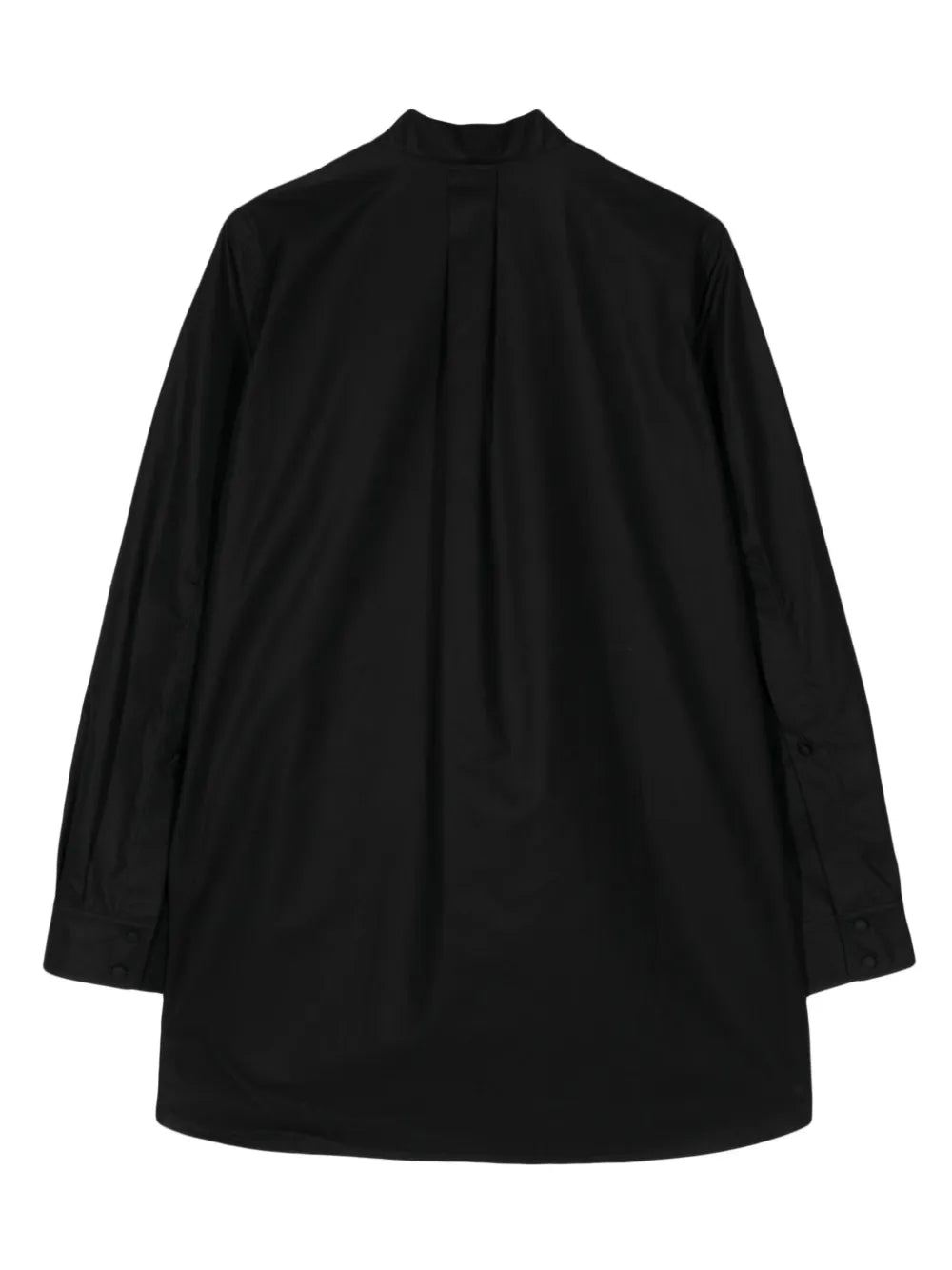 Pleat-Detail Cotton Blouse