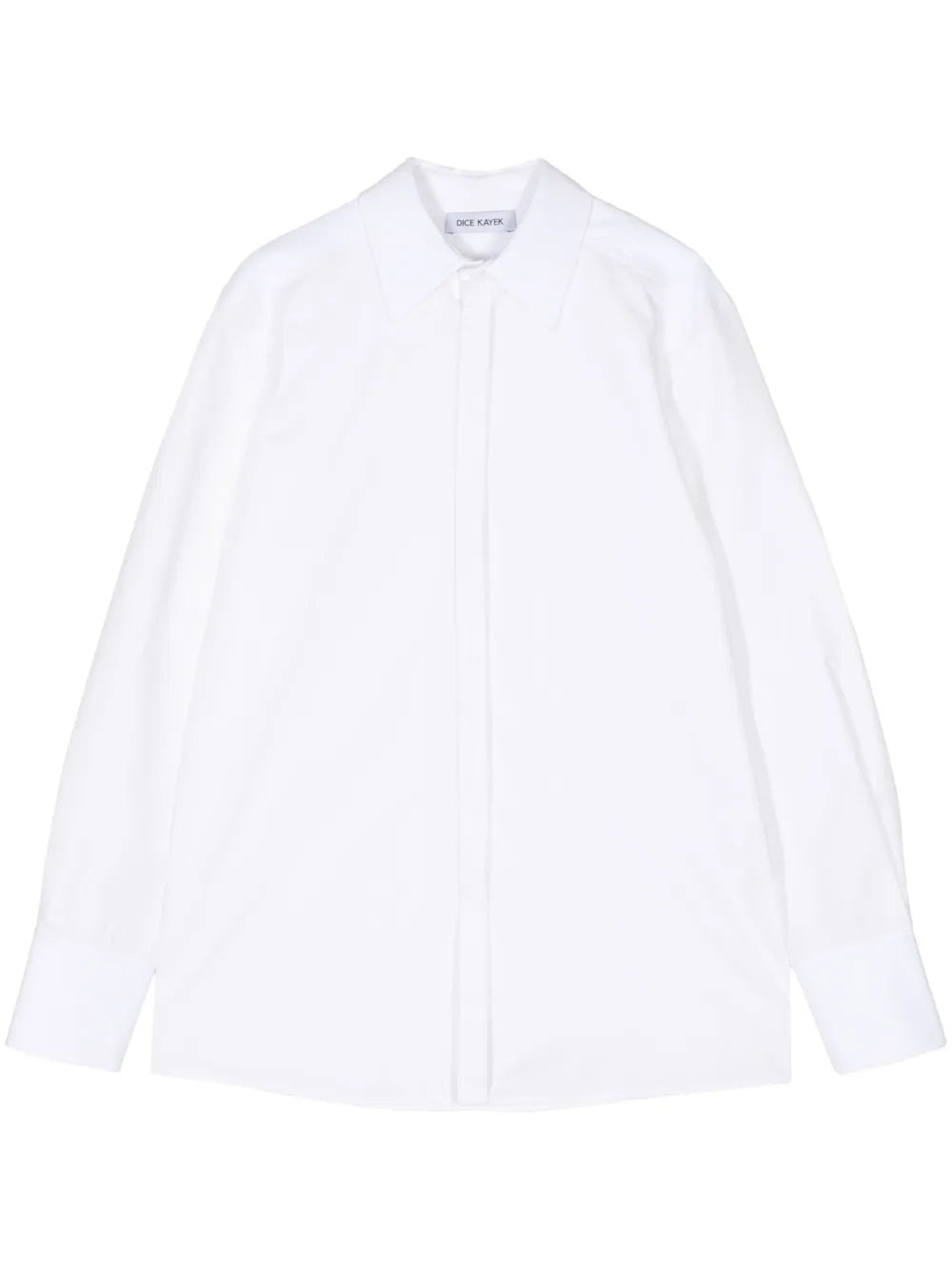 Pointed-Collar Cotton Shirt