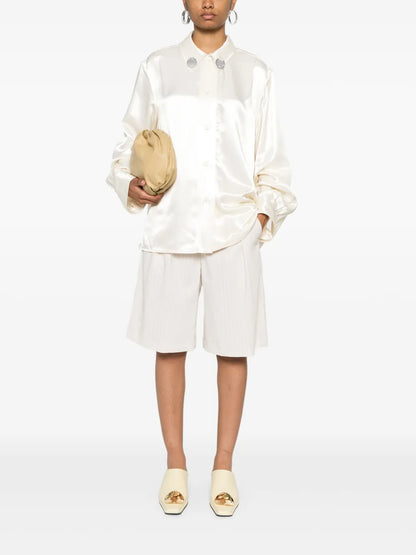 Logo-Appliqué Drop-Shoulder Shirt