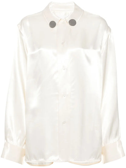 Logo-Appliqué Drop-Shoulder Shirt