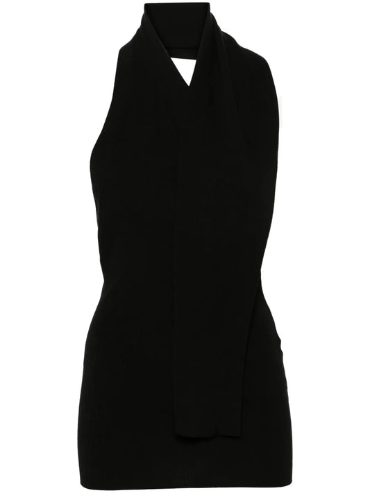 Halterneck Knitted Top