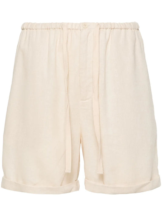 Josea Slub-Texture Shorts