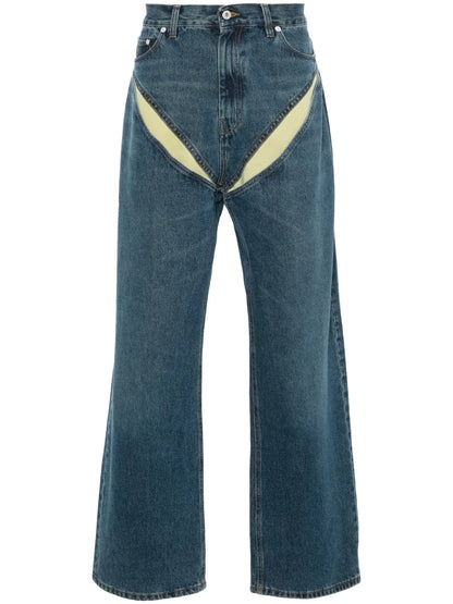 Evergreen Cut-Out Detail Jeans