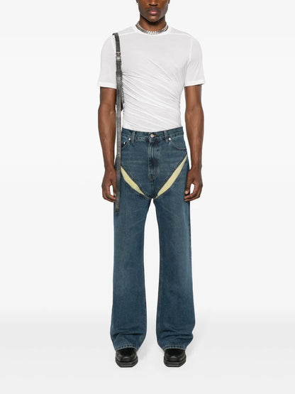 Evergreen Cut-Out Detail Jeans