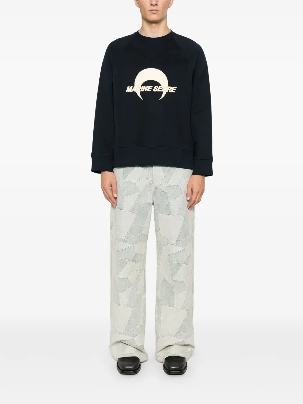 Logo-Print Fleece Sweatshirt