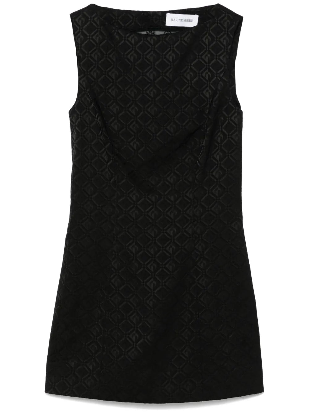Moon Diamond-Jacquard Mini Dress