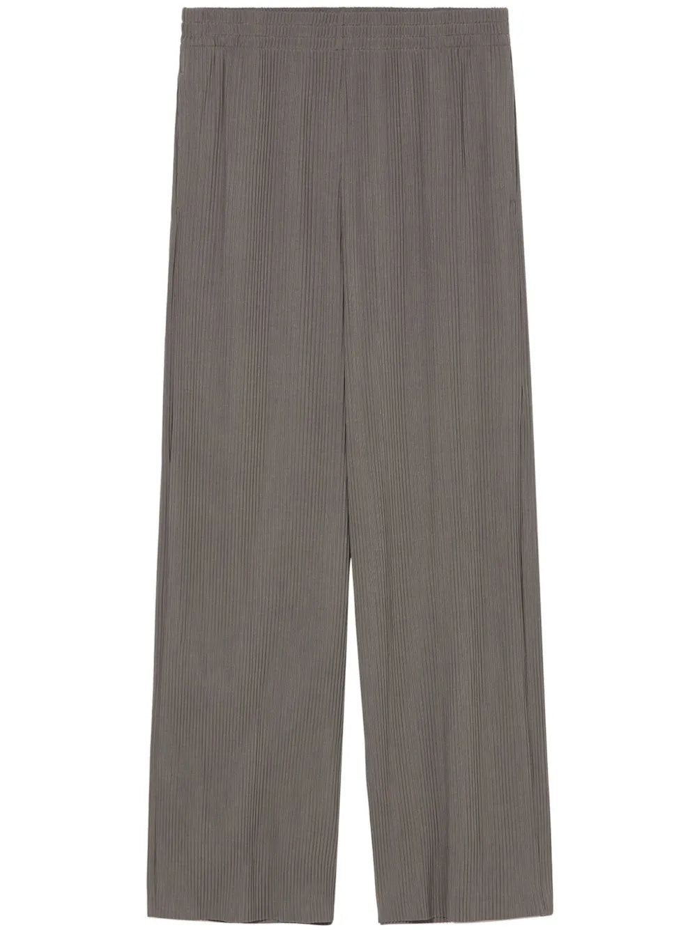 Ribbed Wide-Leg Trousers