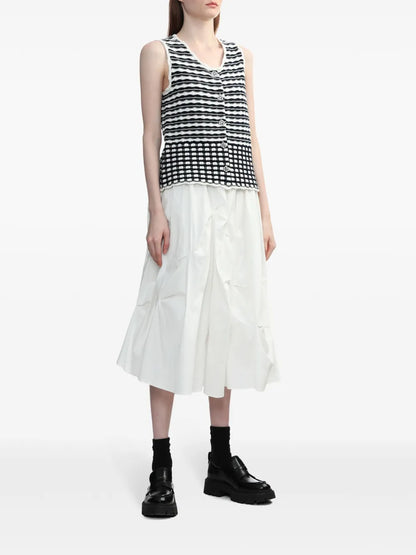 Jacquard-Knit Vest