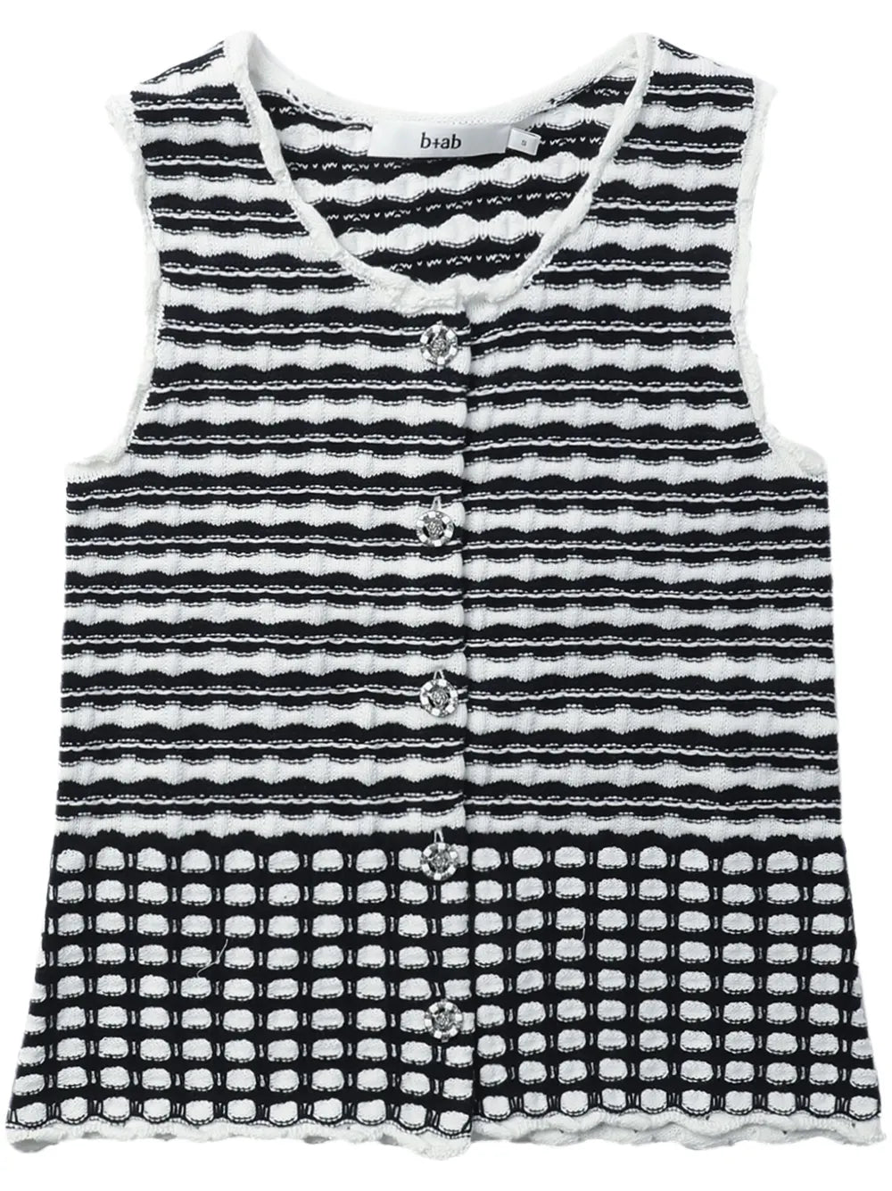 Jacquard-Knit Vest