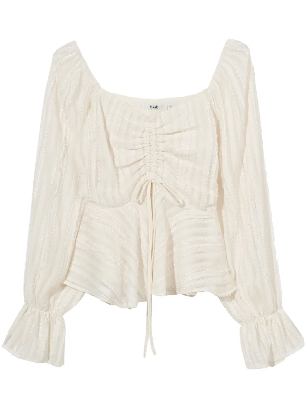 Ruffled Peplum Blouse
