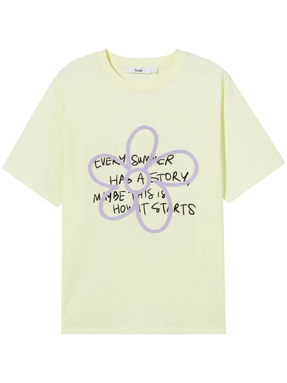 Slogan-Print T-Shirt
