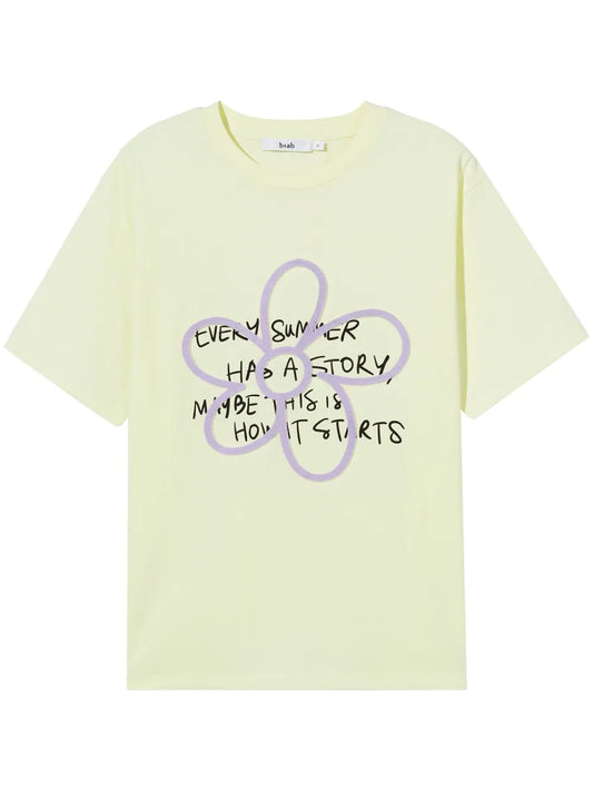 Slogan-Print T-Shirt