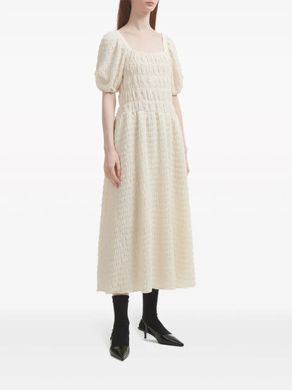Smocked Midi Dress