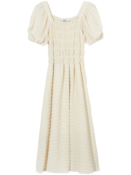 Smocked Midi Dress