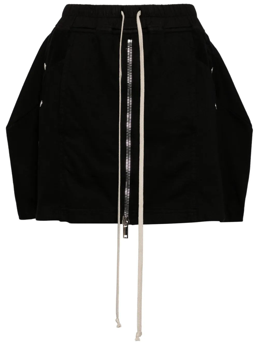 Studded Cotton Miniskirt