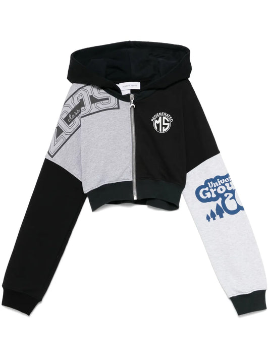 Graphic Cropped Hoodie