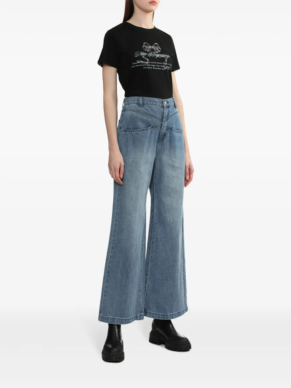 High-Rise Flared Jeans