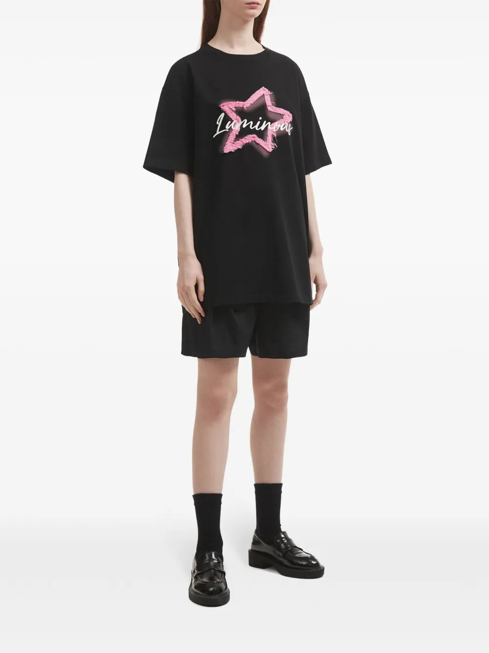 Star-Appliquéd Cotton T-Shirt