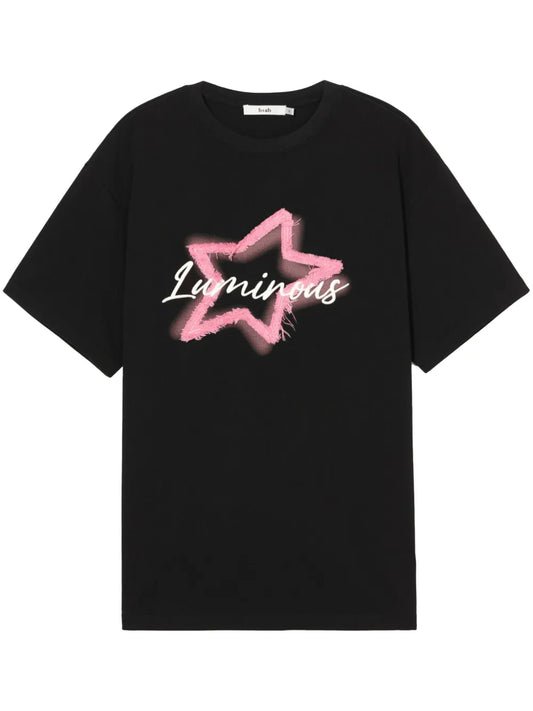 Star-Appliquéd Cotton T-Shirt