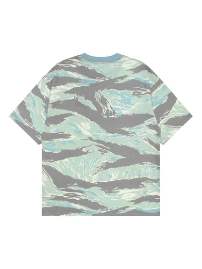 Camouflage-Print Cotton T-Shirt
