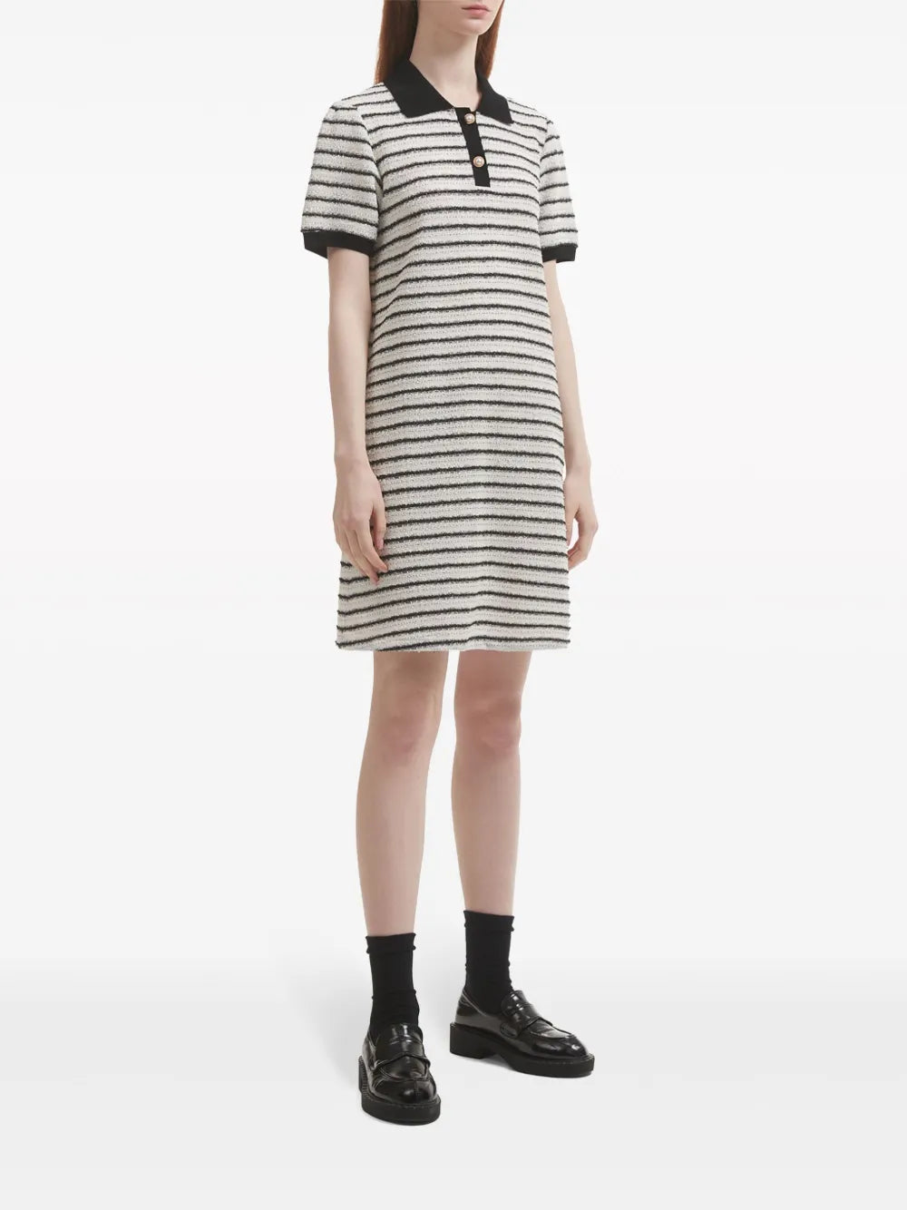 Striped Polo Minidress