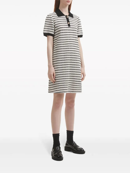 Striped Polo Minidress