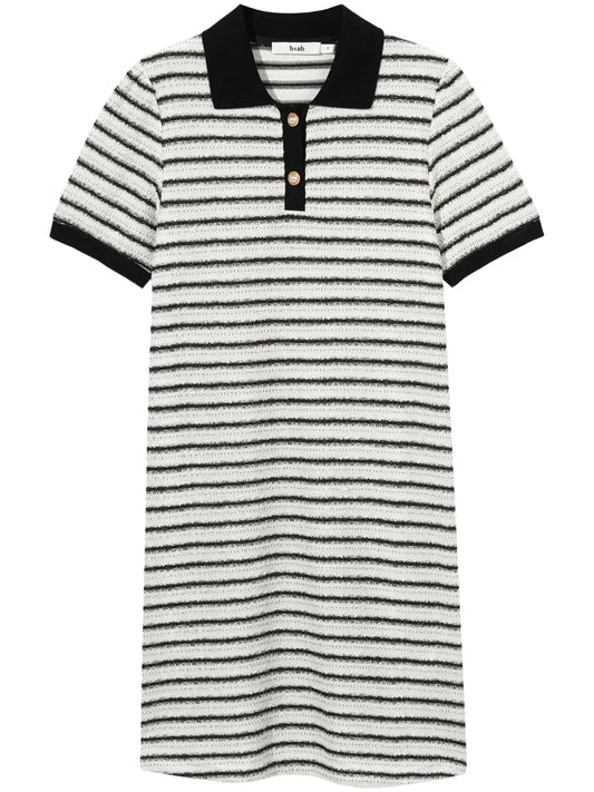 Striped Polo Minidress
