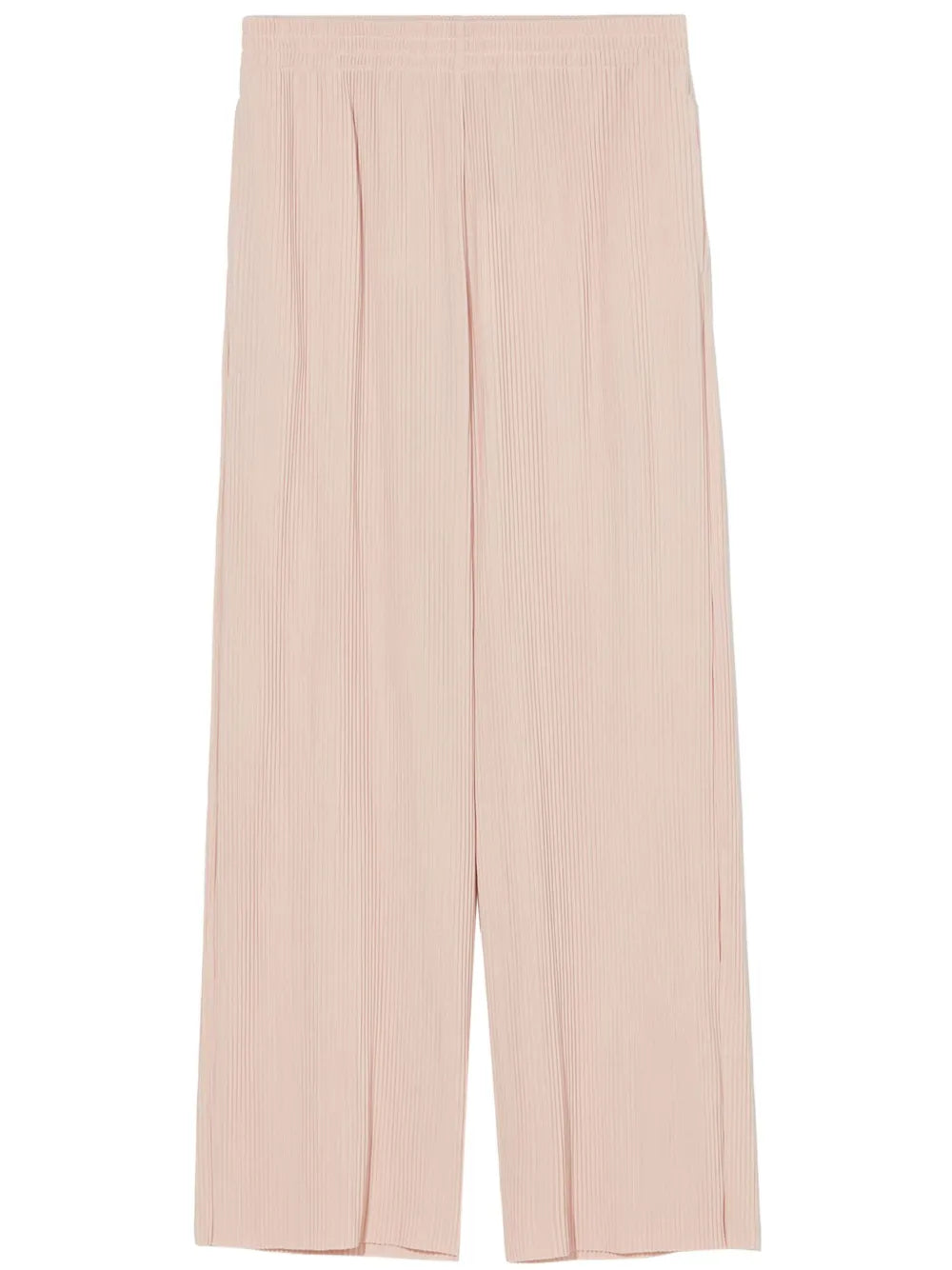 Ribbed Wide-Leg Trousers