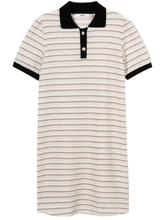 Striped Polo Minidress