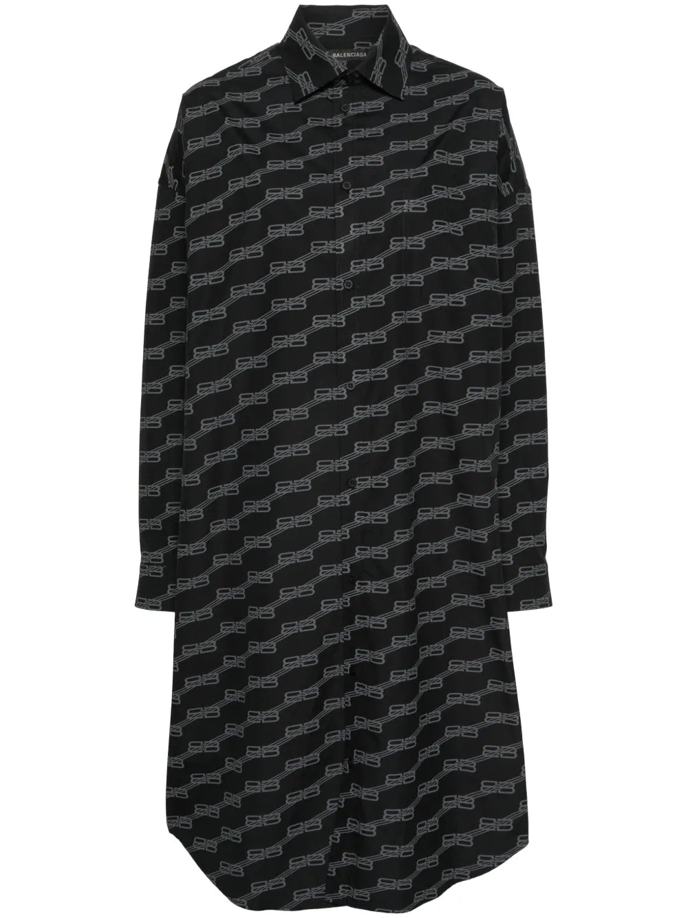 Logo-Print Shirt Dress