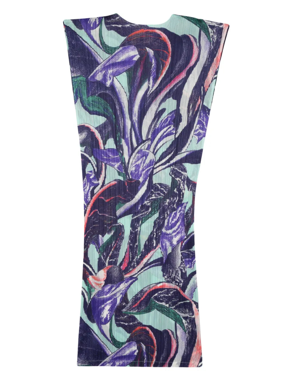Tardivo Plissé Midi Dress
