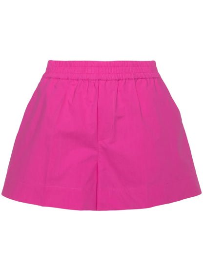 Elasticated-Waist Cotton Shorts
