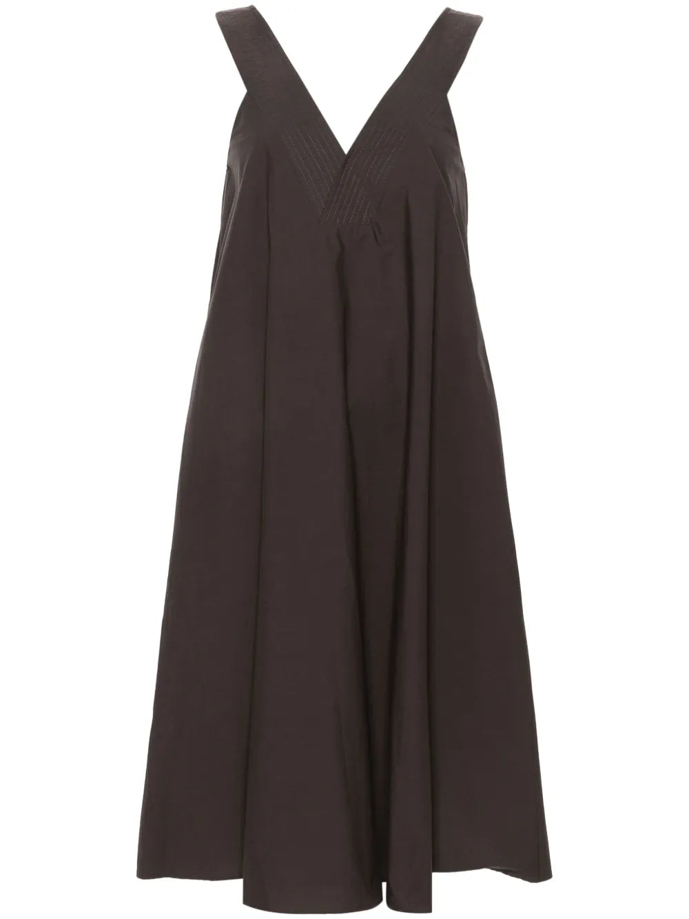 V-Neck Cotton Dress