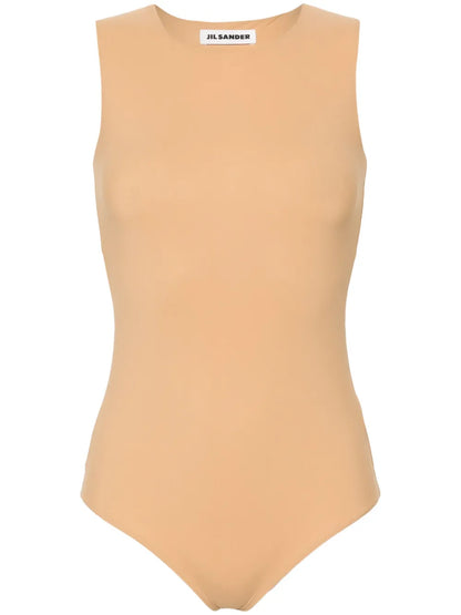 Round-Neck Sleeveless Bodysuit