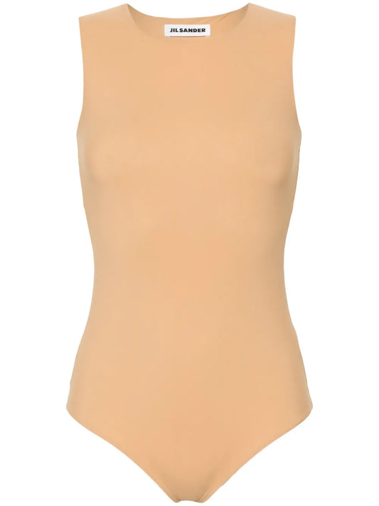 Round-Neck Sleeveless Bodysuit
