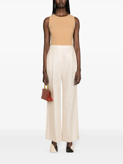 Round-Neck Sleeveless Bodysuit