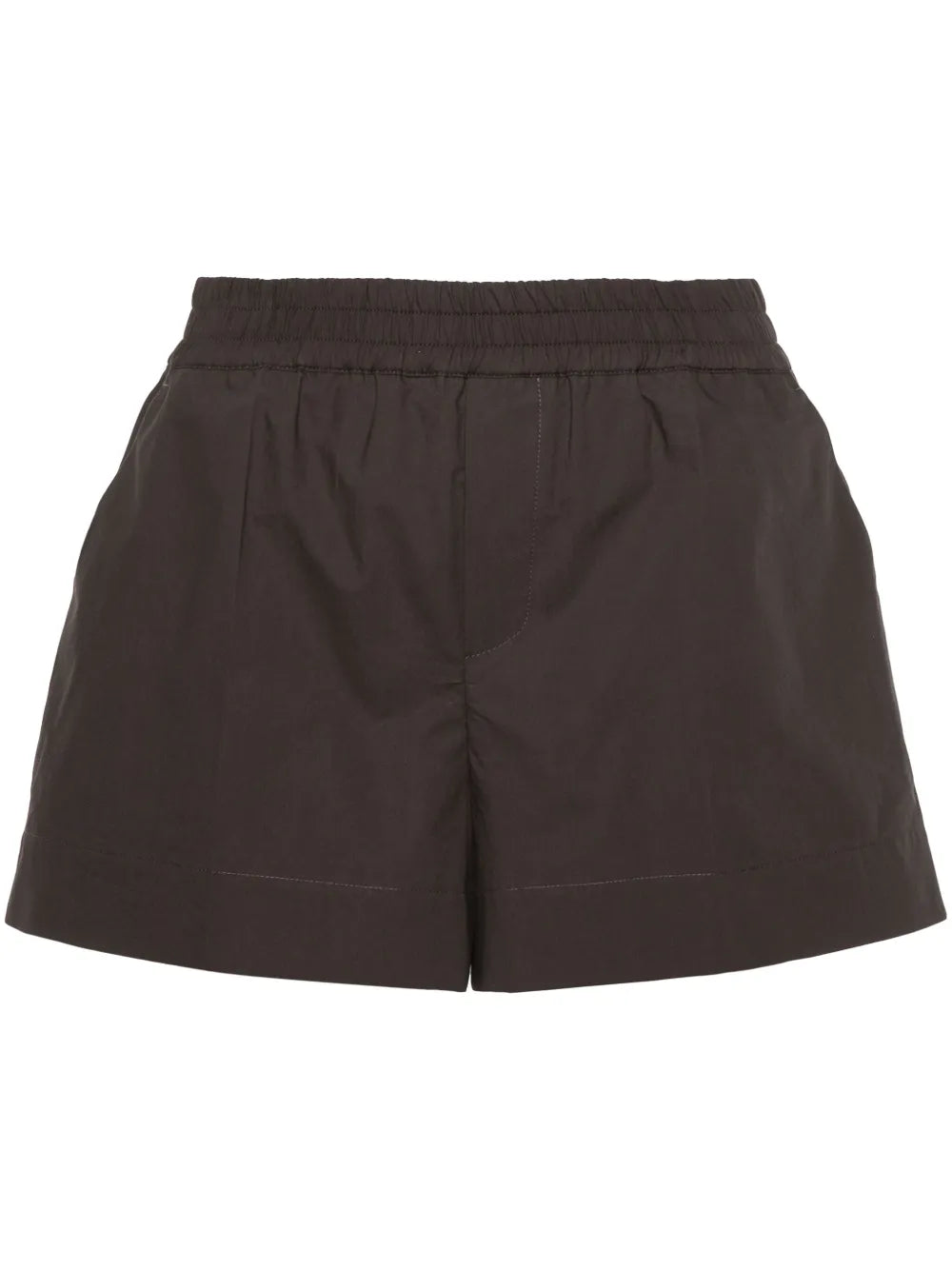 Elasticated-Waist Cotton Shorts