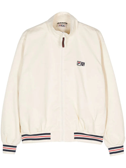 Logo-Appliqué Bomber Jacket