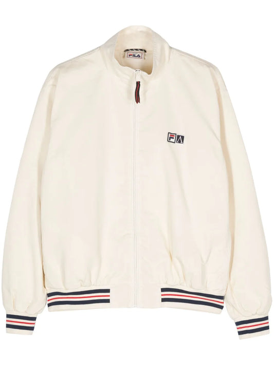 Logo-Appliqué Bomber Jacket