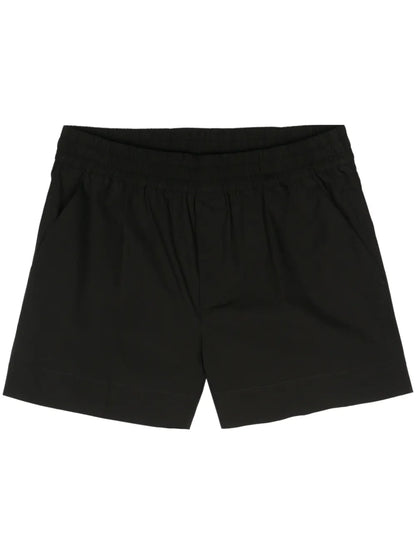 Pressed-Crease Poplin Shorts