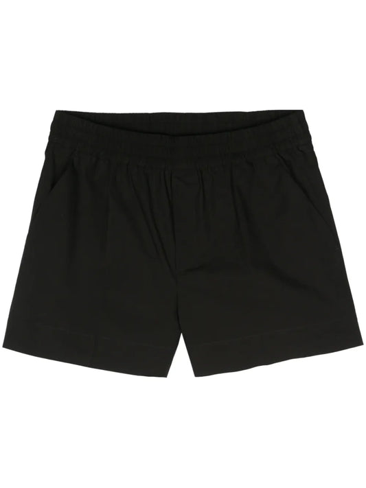 Pressed-Crease Poplin Shorts