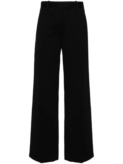 Straight-Leg Jersey Trousers