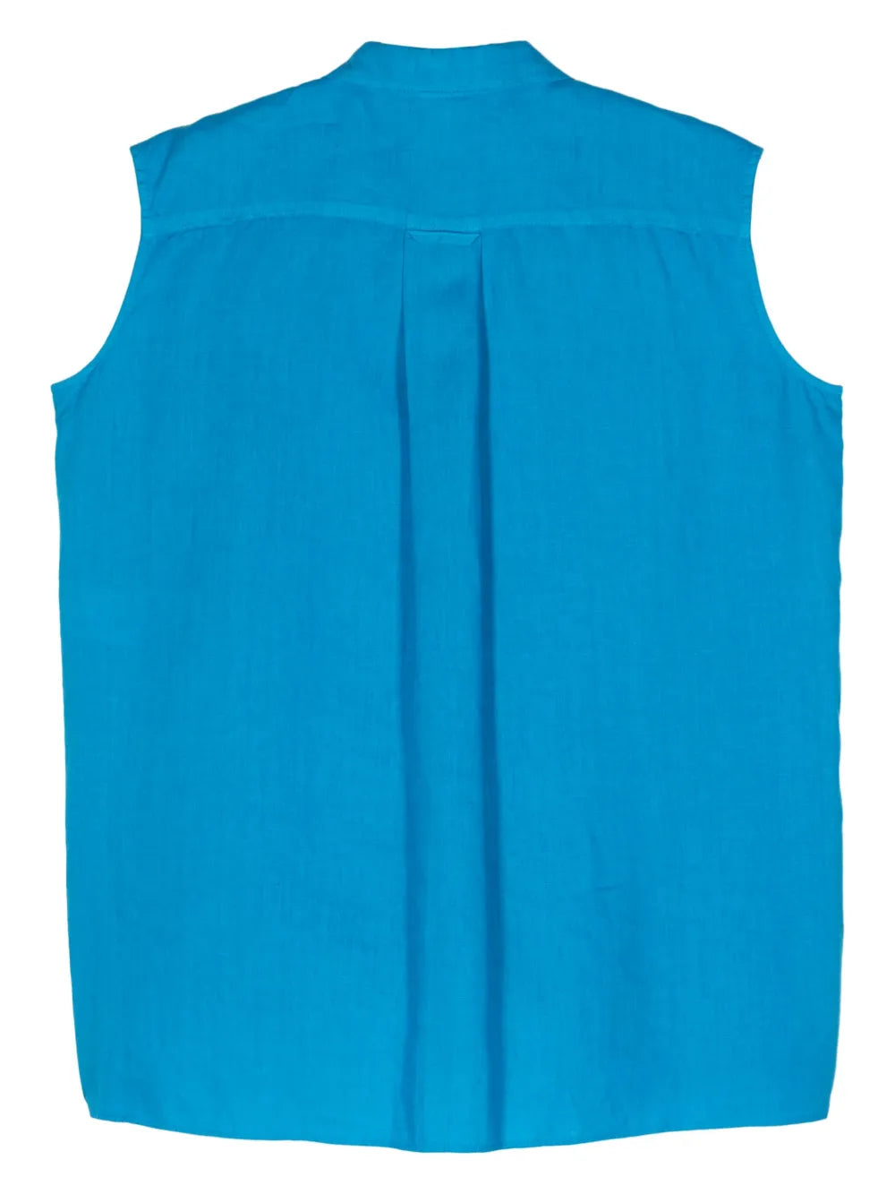 Sleeveless Linen Shirt