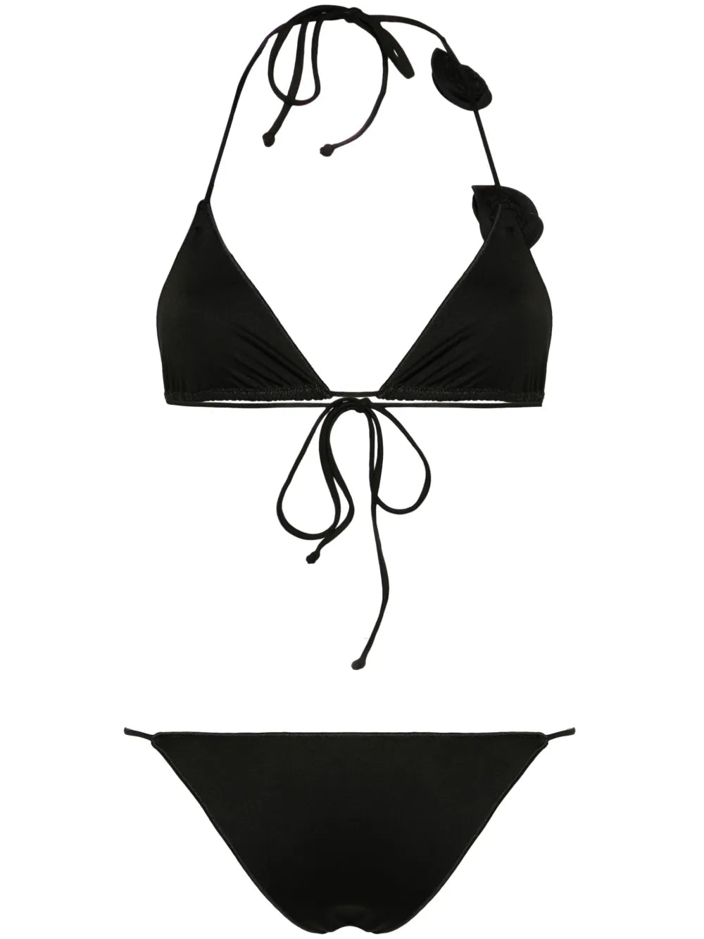 Floral-Appliqué Bikini